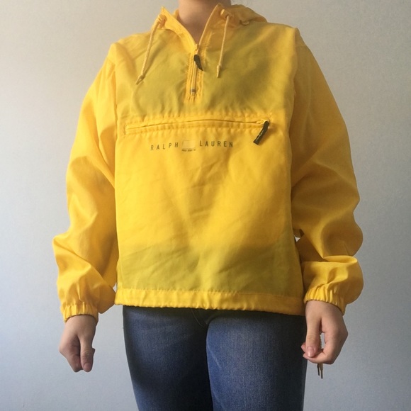 Ralph Lauren Jackets & Blazers - ralph lauren yellow windbreaker
